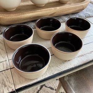 Tastefully Simple Bowls ~ Lot of 5!!!☀️